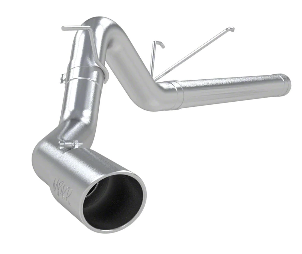 MBRP Armor Plus Filter-Back Single Exhaust System with Polished Tip; Side Exit (07-12 6.7L RAM 2500)
