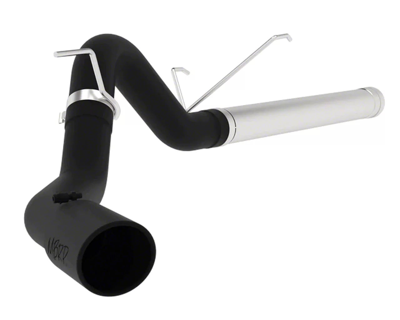 MBRP Armor BLK Filter-Back Single Exhaust System; Side Exit (07-12 6.7L RAM 3500)