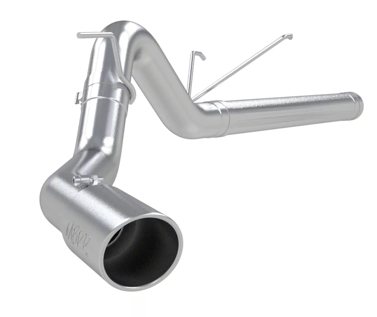 MBRP Armor Lite Filter-Back Single Exhaust System with Polished Tip; Side Exit (07-12 6.7L RAM 3500)