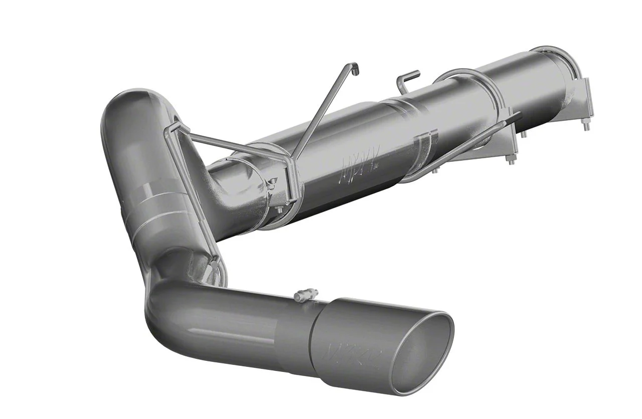 MBRP Armor Lite Single Exhaust System with Polished Tip; Side Exit (04-07 5.9L RAM 3500)