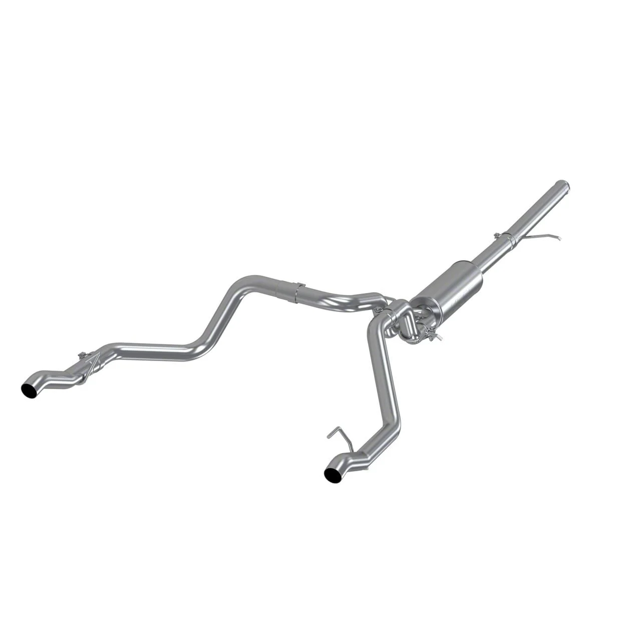 MBRP Armor Pro Dual Exhaust System; Rear Exit (19-26 5.3L Silverado 1500 w/ Factory Dual Exhaust)