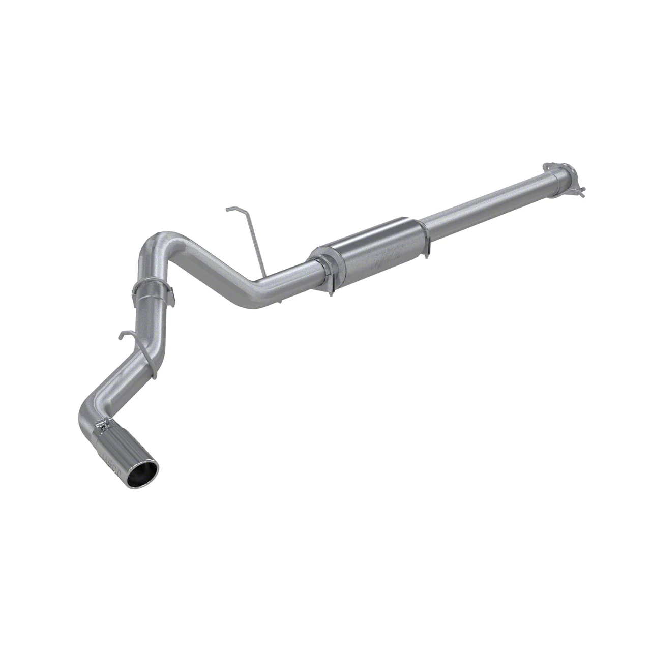 MBRP Armor Lite Single Exhaust System with Polished Tip; Side Exit (11-19 6.0L Silverado 2500 HD)