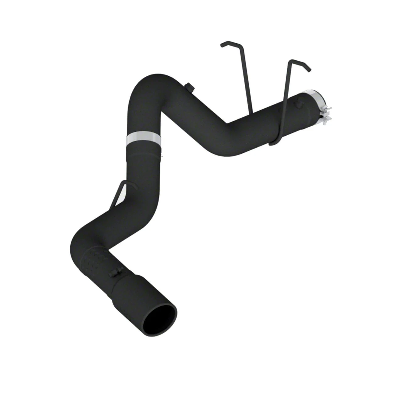 MBRP Armor BLK Filter-Back Single Exhaust System; Side Exit (11-19 6.6L Duramax Silverado 2500 HD)