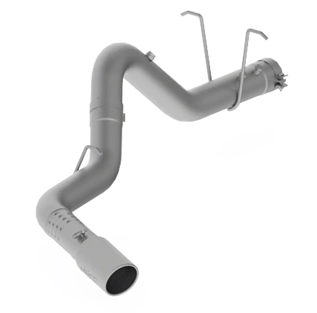 MBRP Armor Lite Filter-Back Single Exhaust System with Polished Tip; Side Exit (11-19 6.6L Duramax Silverado 2500 HD)