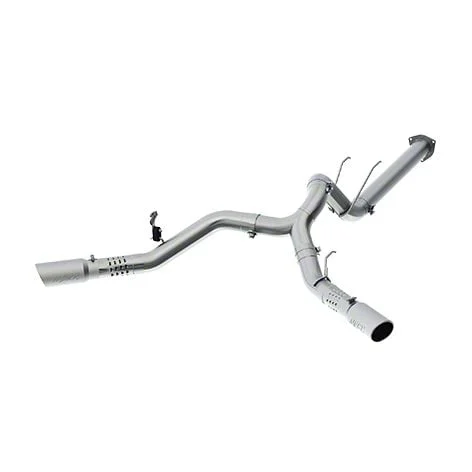 MBRP Armor Plus Filter-Back Dual Exhaust System with Polished Tips; Side Exit (17-22 6.7L Powerstroke F-250 Super Duty)