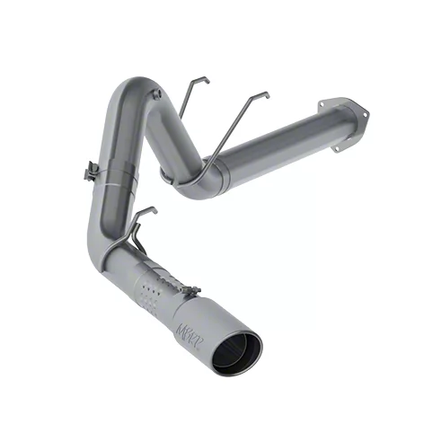 MBRP Armor Plus Filter-Back Single Exhaust System with Polished Tip; Side Exit (17-22 6.7L Powerstroke F-250 Super Duty)