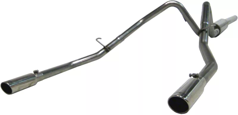 MBRP Armor Plus Dual Exhaust System with Polished Tips; Rear Exit (04-08 4.6L F-150)