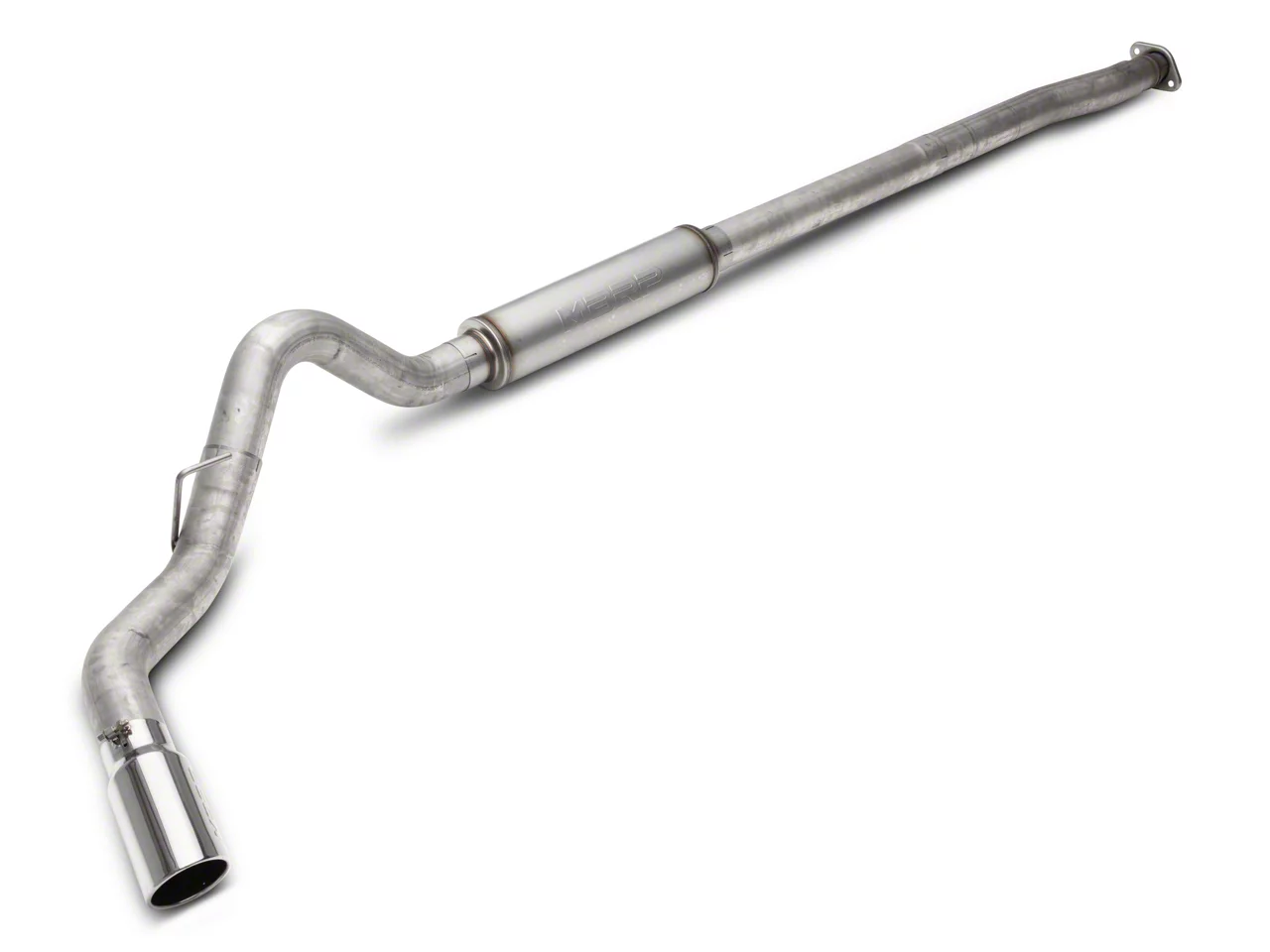 MBRP Armor Plus Single Exhaust System with Polished Tip; Side Exit (11-14 3.5L EcoBoost F-150)