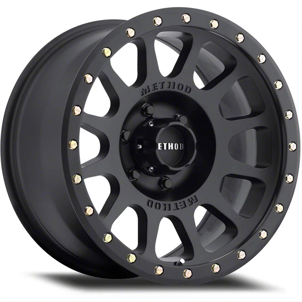 Method Race Wheels MR305 NV Matte Black 8-Lug Wheel; 17x8.5; 0mm Offset (10-18 RAM 2500)