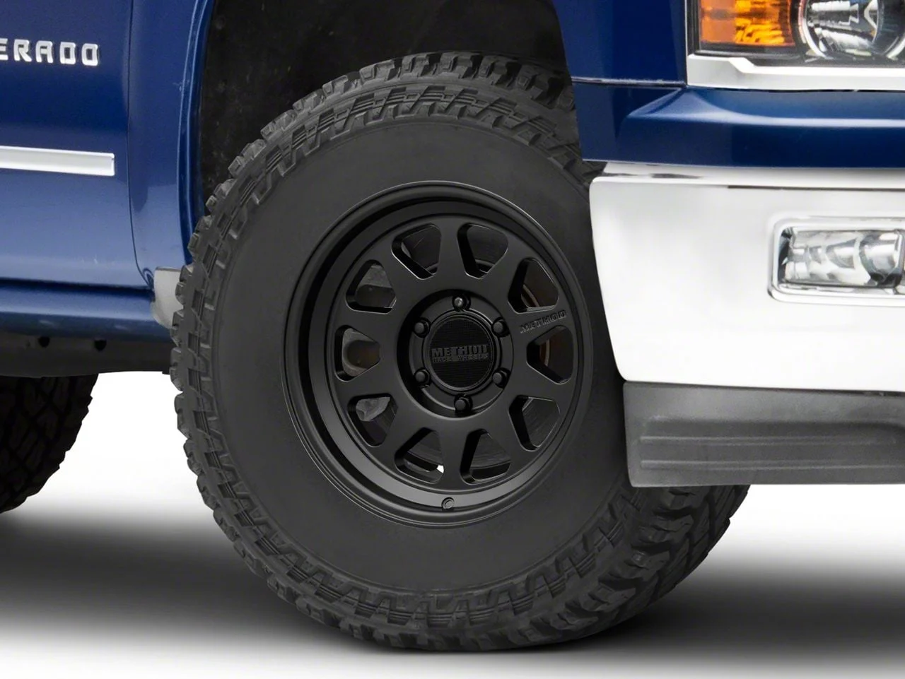Method Race Wheels MR316 Matte Black 6-Lug Wheel; 17x8.5; 0mm Offset (14-18 Silverado 1500)