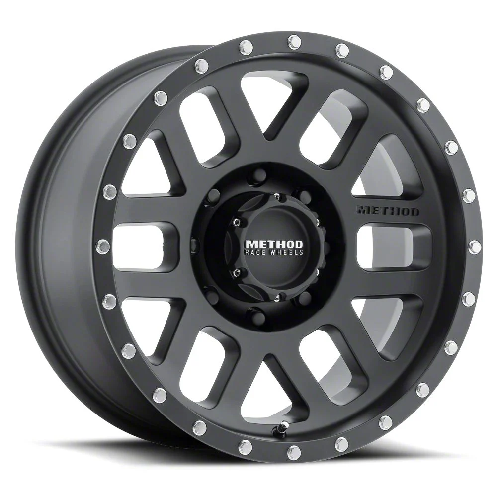 Method Race Wheels MR306 Mesh Matte Black 8-Lug Wheel; 18x9; -12mm Offset (11-16 F-350 Super Duty SRW)