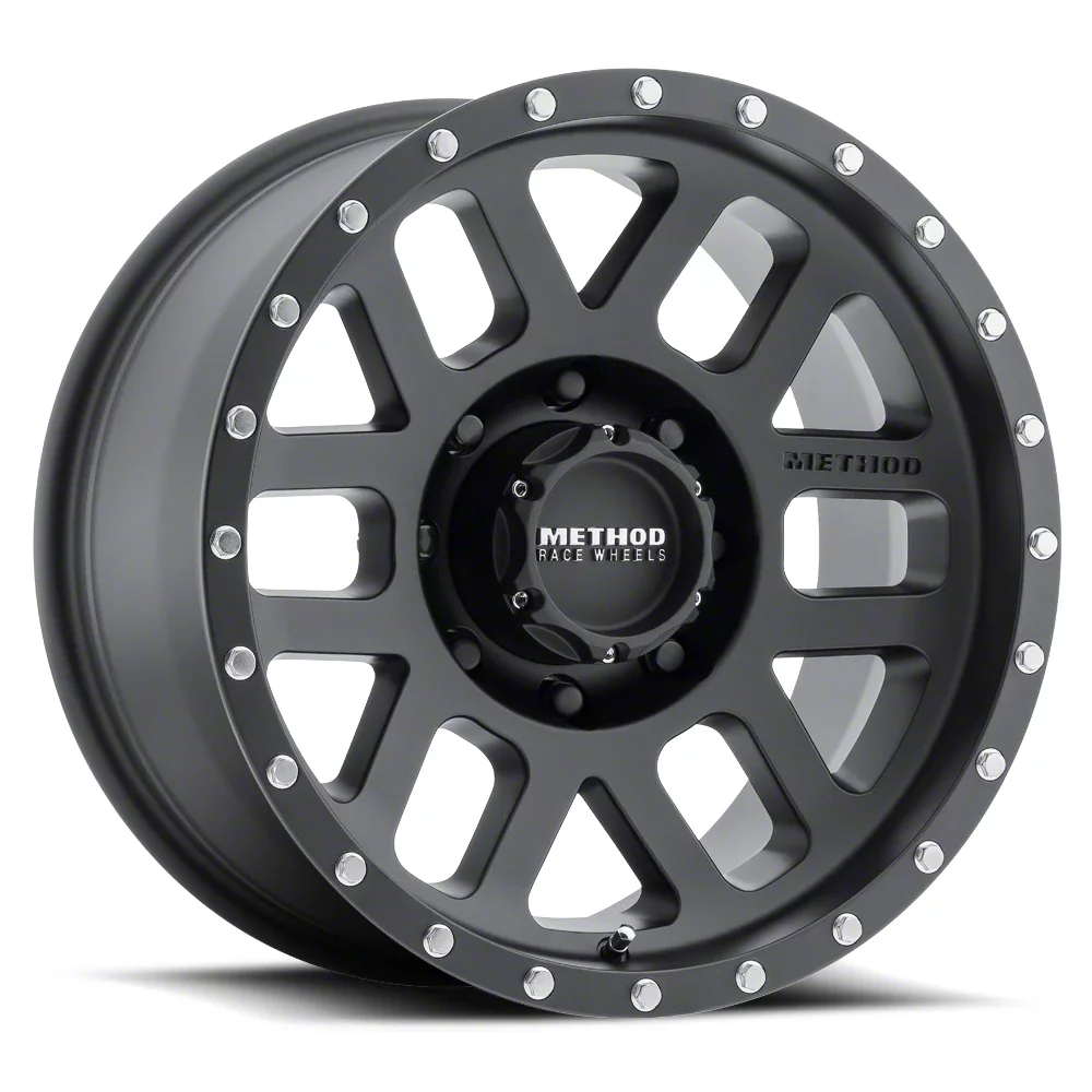 Method Race Wheels MR306 Mesh Matte Black 8-Lug Wheel; 18x9; 18mm Offset (11-16 F-350 Super Duty SRW)