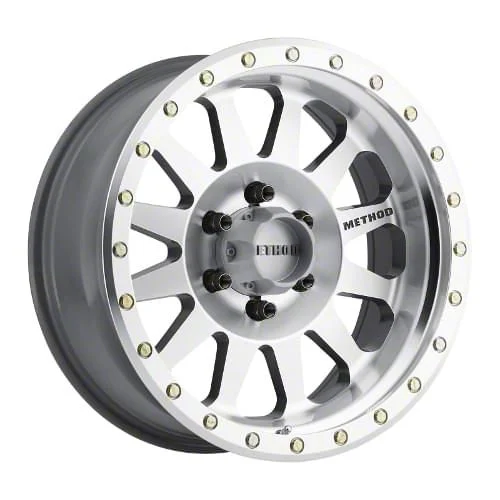 Method Race Wheels MR304 Double Standard Machined 6-Lug Wheel; 17x8.5; 0mm Offset (21-26 F-150)