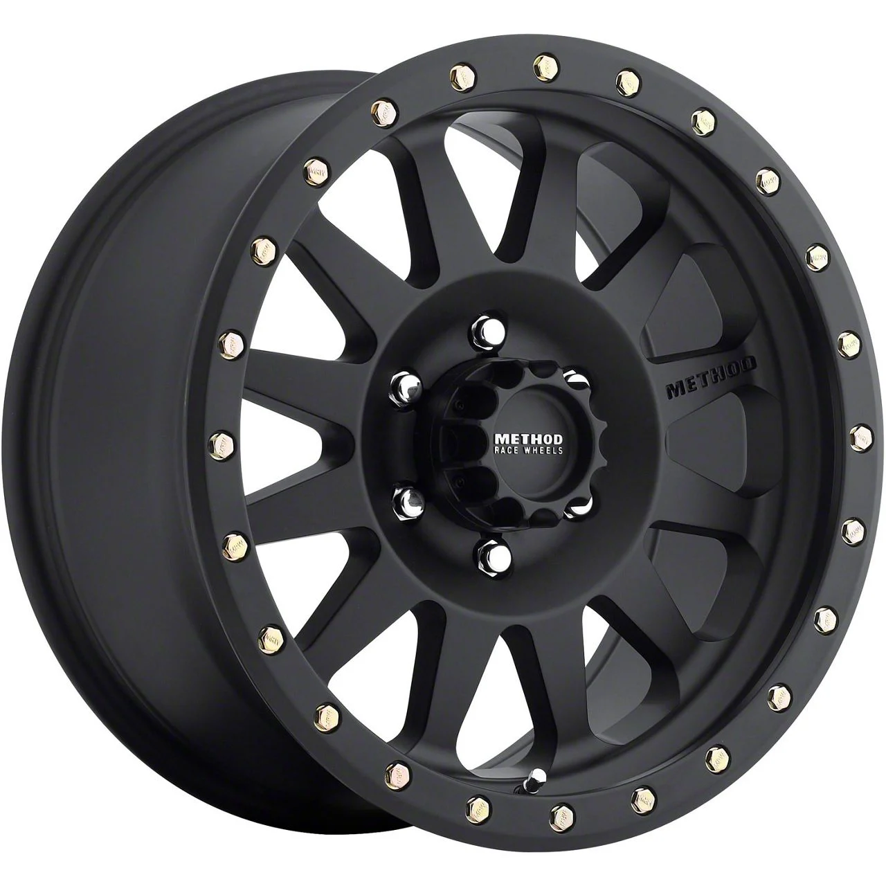 Method Race Wheels MR304 Double Standard Matte Black 6-Lug Wheel; 17x8.5; 0mm Offset (21-26 F-150)