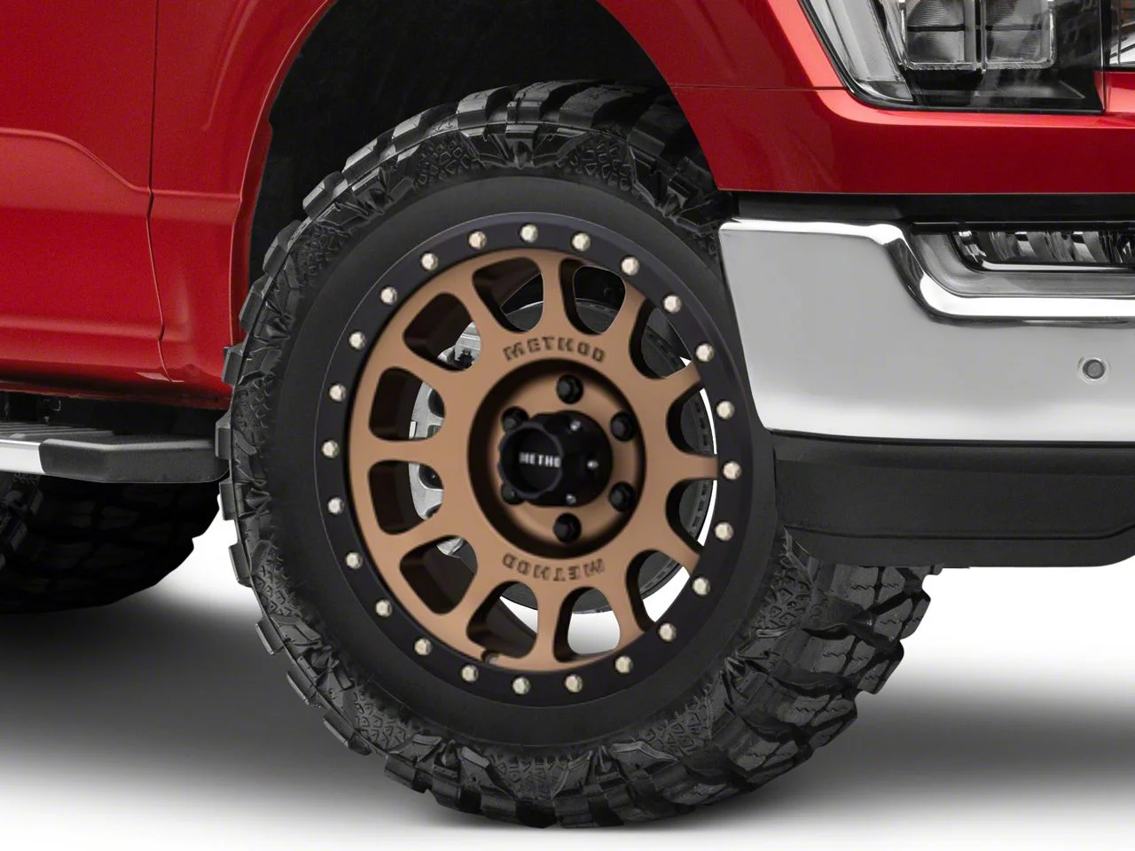 Method Race Wheels MR305 NV Bronze 6-Lug Wheel; 20x9; 18mm Offset (21-26 F-150)