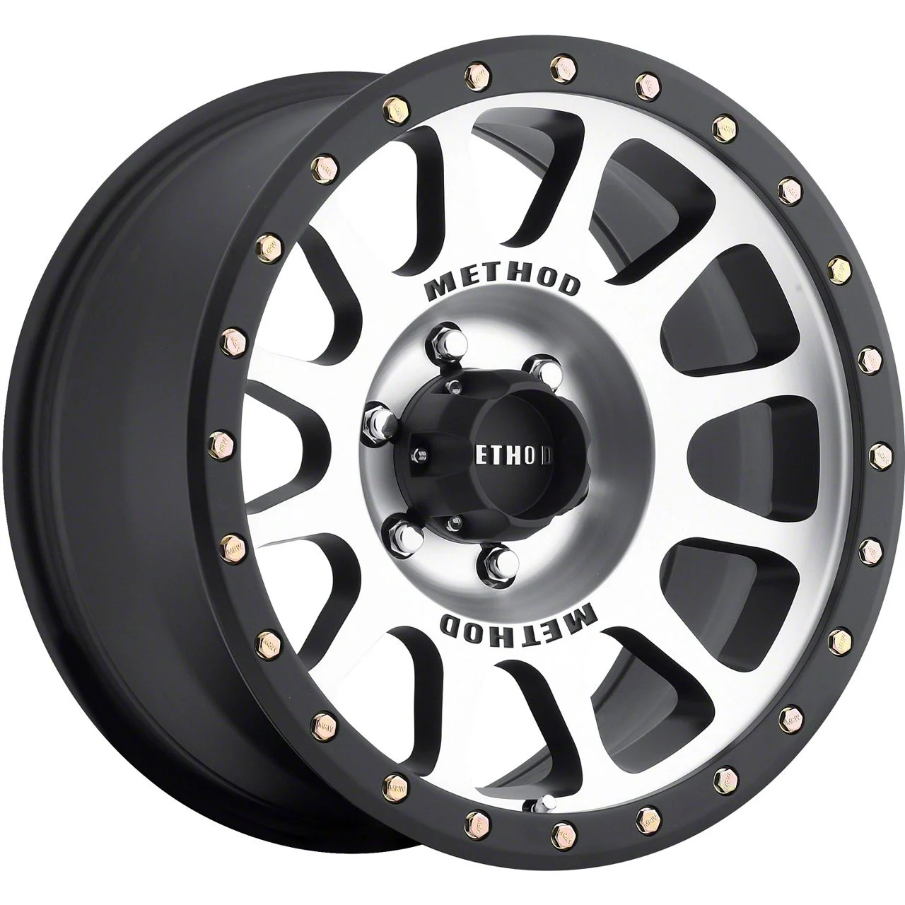 Method Race Wheels MR305 NV Matte Black Machined 6-Lug Wheel; 17x8.5; 0mm Offset (21-26 F-150)