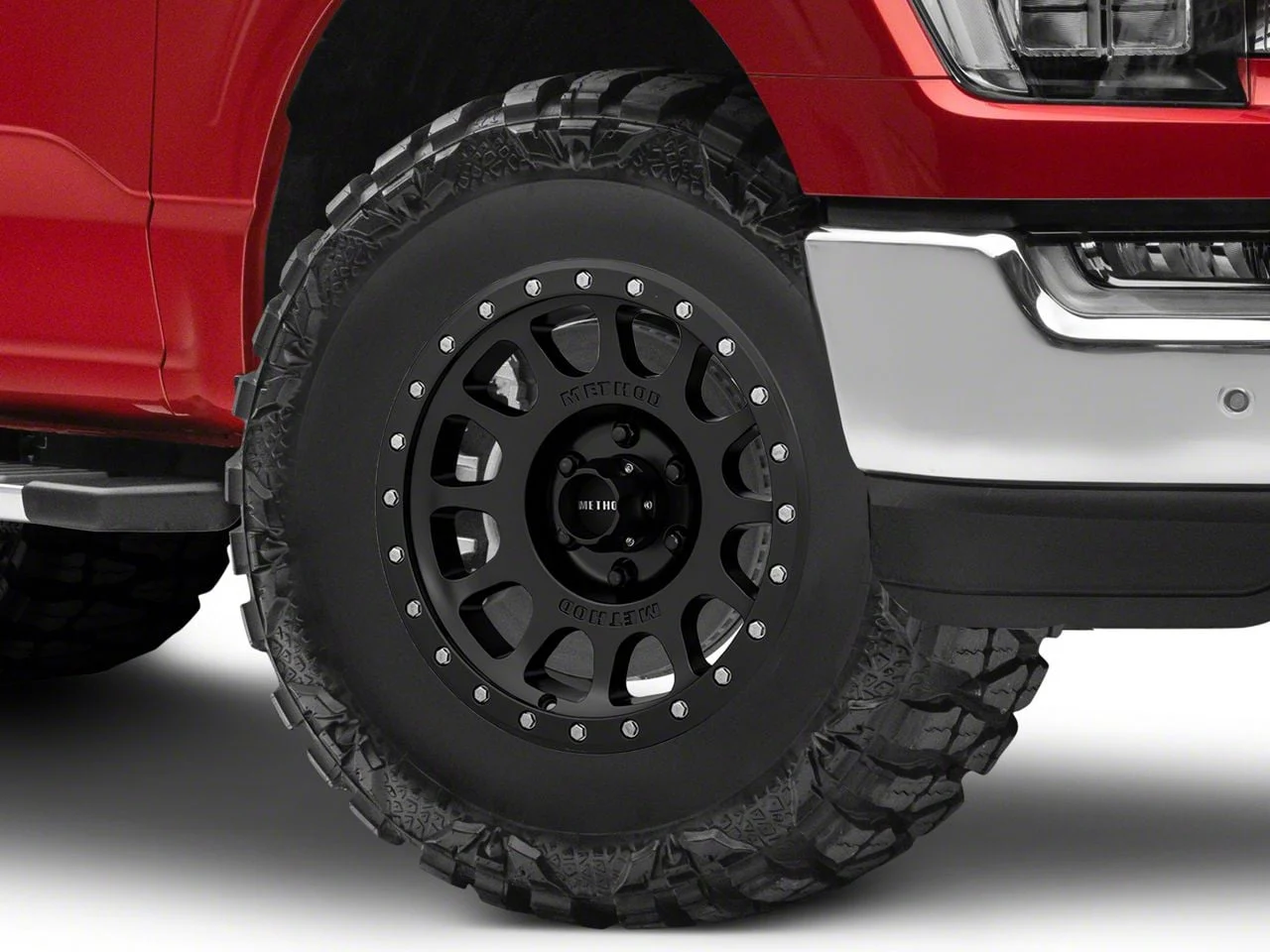 Method Race Wheels MR305 NV Matte Black 6-Lug Wheel; 17x8.5; 0mm Offset (21-26 F-150)