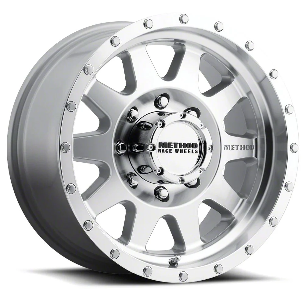Method Race Wheels MR301 The Standard Machined 8-Lug Wheel; 18x9; 18mm Offset (17-22 F-350 Super Duty SRW)