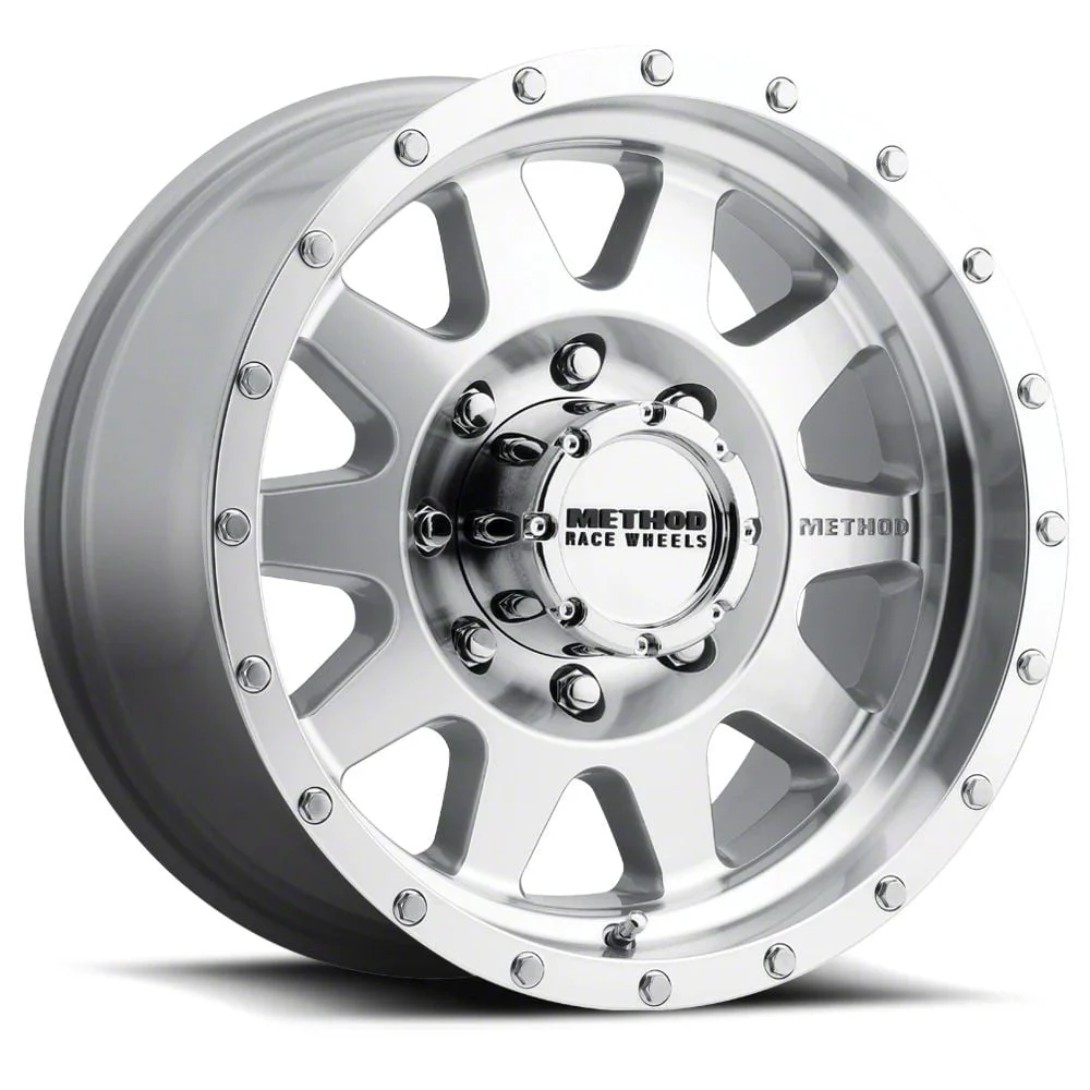 Method Race Wheels MR301 The Standard Machined 8-Lug Wheel; 20x9; 18mm Offset (17-22 F-350 Super Duty SRW)