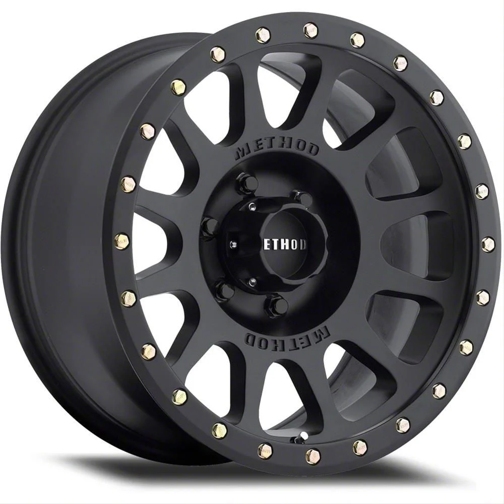 Method Race Wheels MR305 NV Matte Black 8-Lug Wheel; 17x8.5; 0mm Offset (19-26 RAM 3500 SRW)