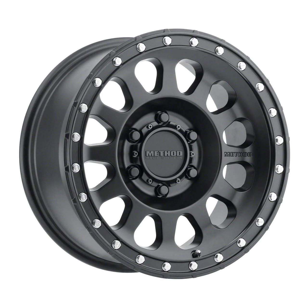 Method Race Wheels MR315 Matte Black 6-Lug Wheel; 17x8.5; 0mm Offset (19-23 Ranger)