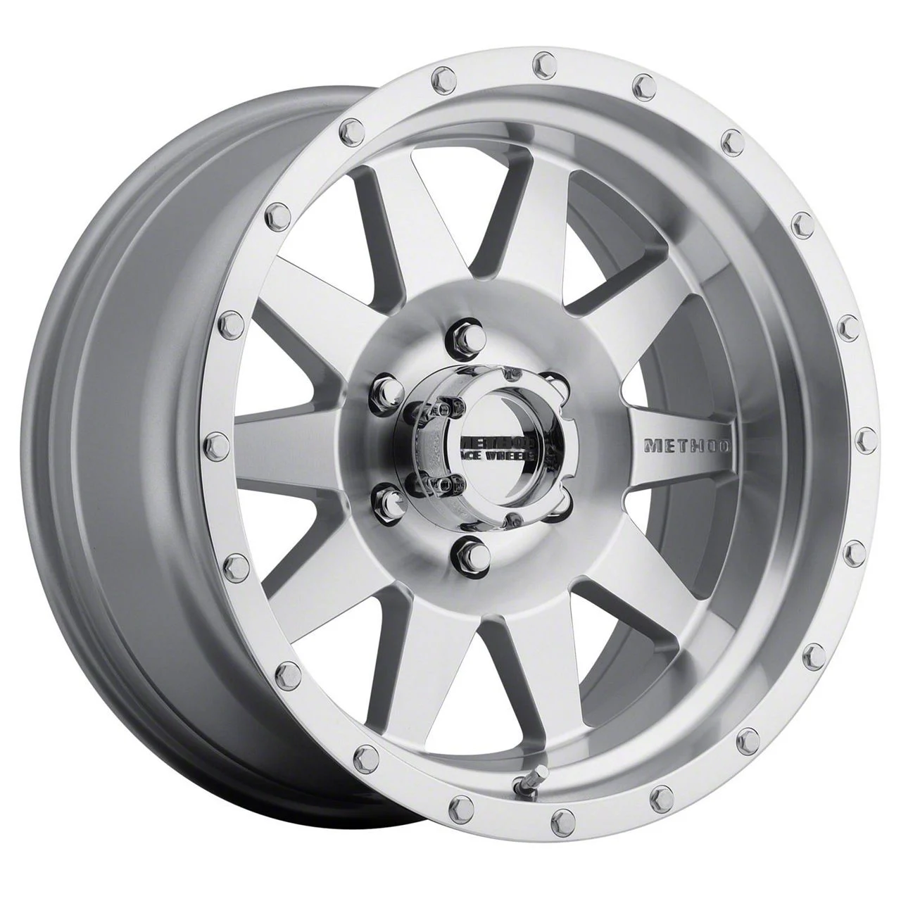 Method Race Wheels MR301 The Standard Machined 6-Lug Wheel; 17x9; -12mm Offset (21-26 Tahoe)