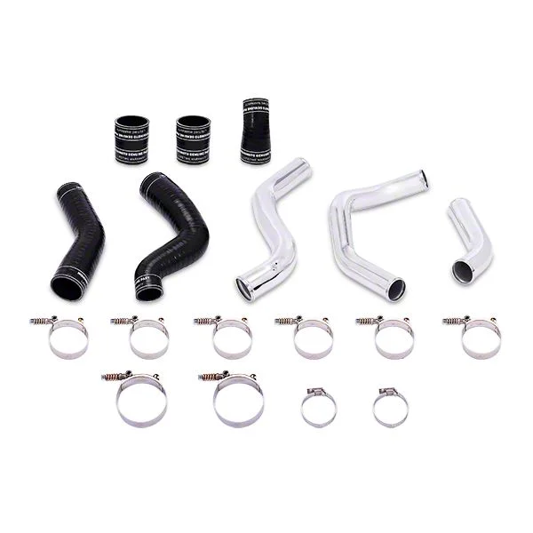 Mishimoto Hot-Side Intercooler Pipe Kit; Polished (11-14 3.5L EcoBoost F-150)