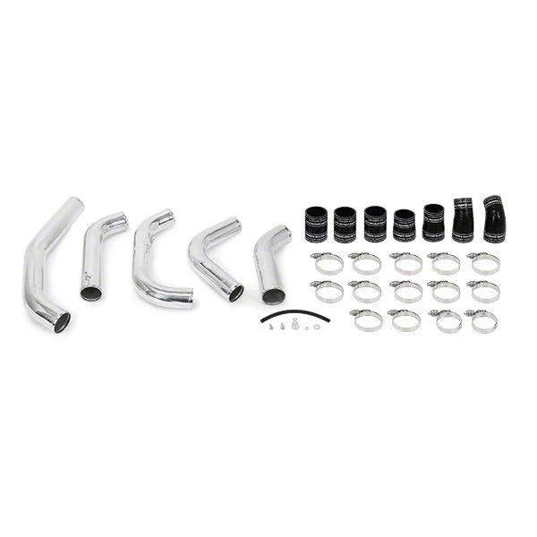 Mishimoto Hot-Side Intercooler Pipe Kit; Polished (15-16 3.5L EcoBoost F-150)