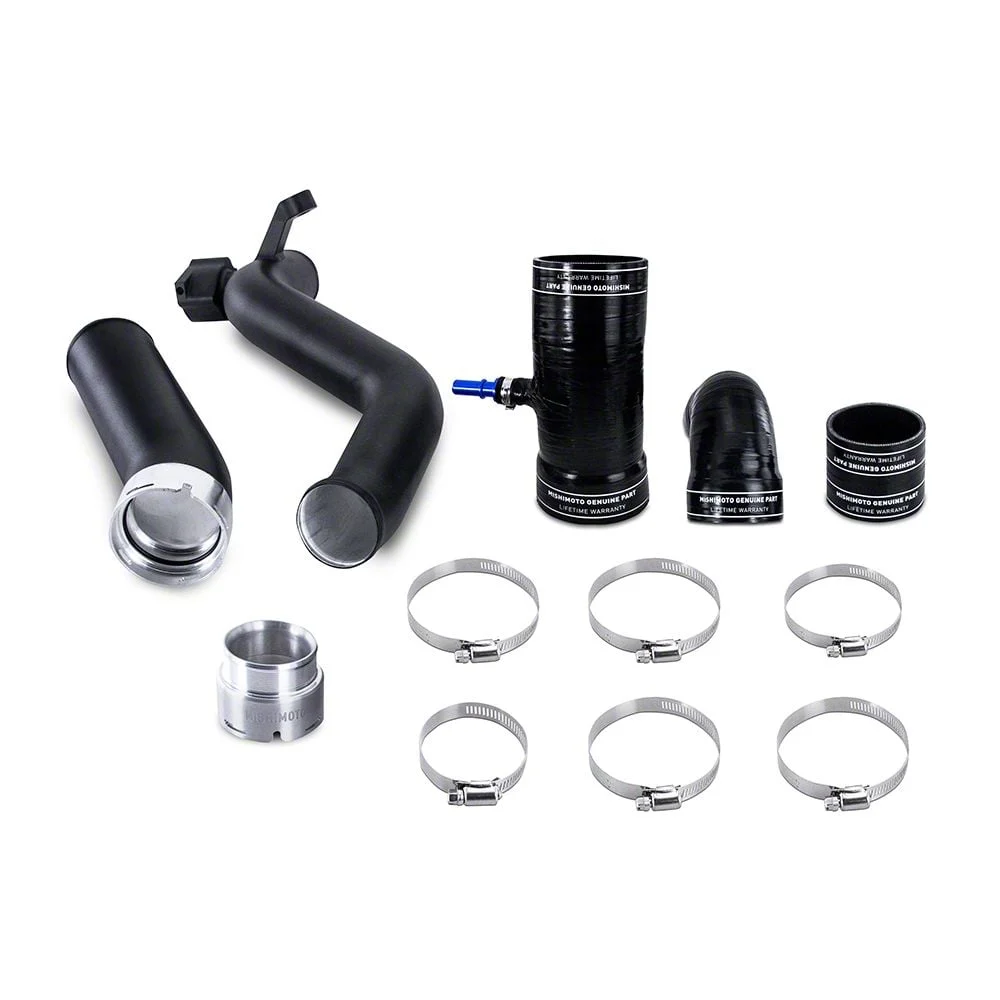 Mishimoto Intercooler Pipe and Boot Kit; Micro-Wrinkle Black (19-23 Ranger)