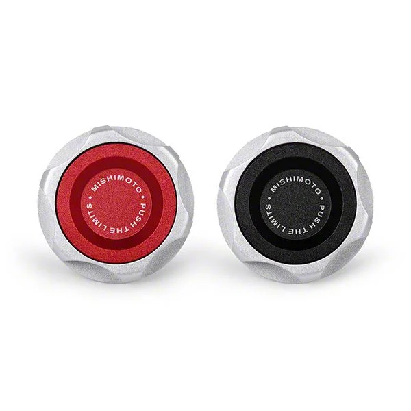 Mishimoto Oil Filler Cap; Red (19-23 Ranger)