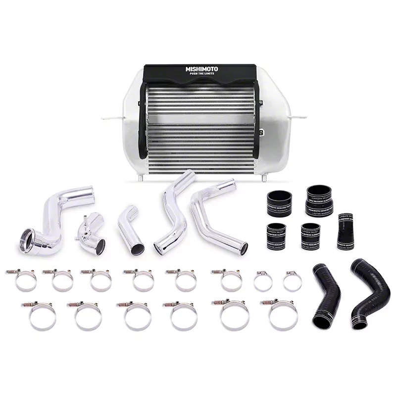 Mishimoto Performance Intercooler Kit with Polished Piping; Silver (11-14 3.5L EcoBoost F-150)