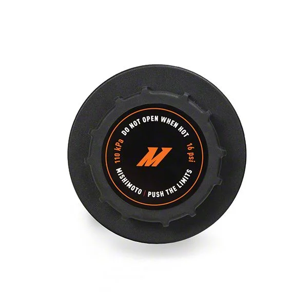 Mishimoto 1.1 Bar Overflow Reservoir Cap; Black (11-16 6.7L Powerstroke F-250 Super Duty)