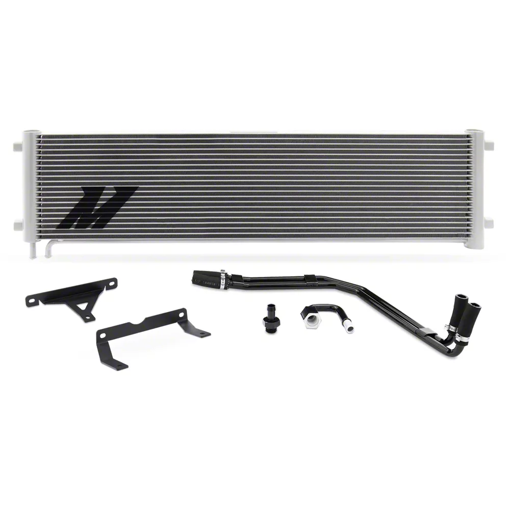 Mishimoto Transmission Cooler; Silver (17-19 6.7L Powerstroke F-250 Super Duty)
