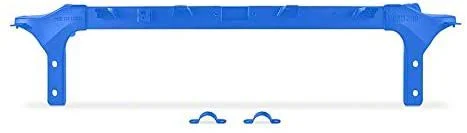 Mishimoto Upper Radiator Support Bar; Micro-Wrinkle Blue (11-16 6.7L Powerstroke F-250 Super Duty)