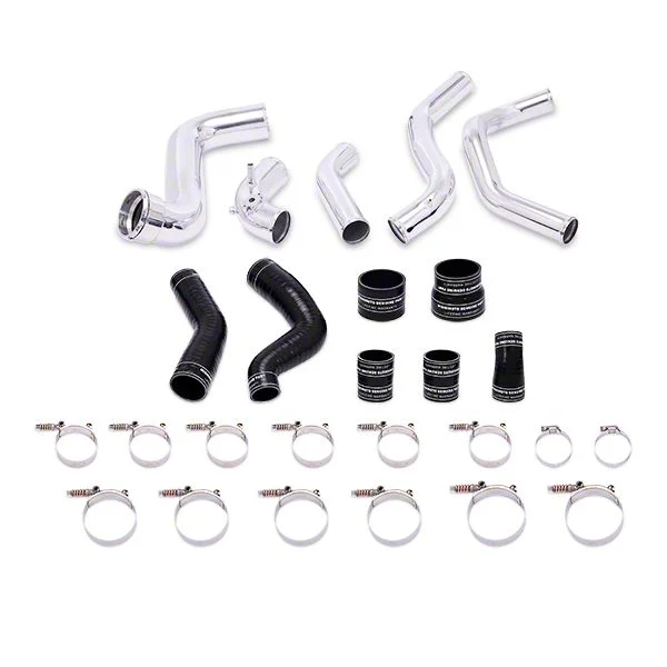 Mishimoto Intercooler Pipe Kit; Polished (11-14 3.5L EcoBoost F-150)