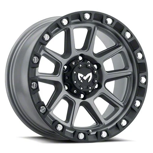 MKW Offroad M205 Matte Gray 6-Lug Wheel; 17x8.5; 0mm Offset (15-20 Tahoe)