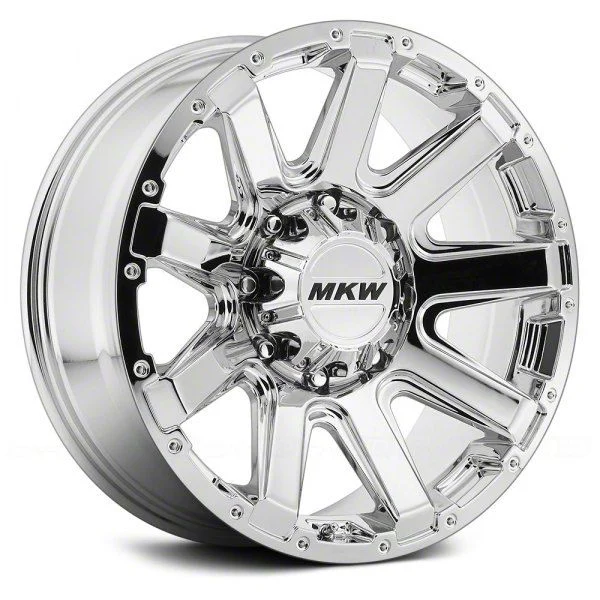 MKW Offroad M94 Chrome 6-Lug Wheel; 17x9; 10mm Offset (15-20 Tahoe)