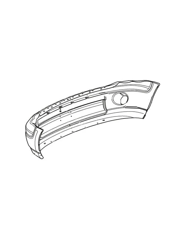 Mopar Bumper Cover; New Design; With Sport Package; Primered; Front (2002 RAM 1500)