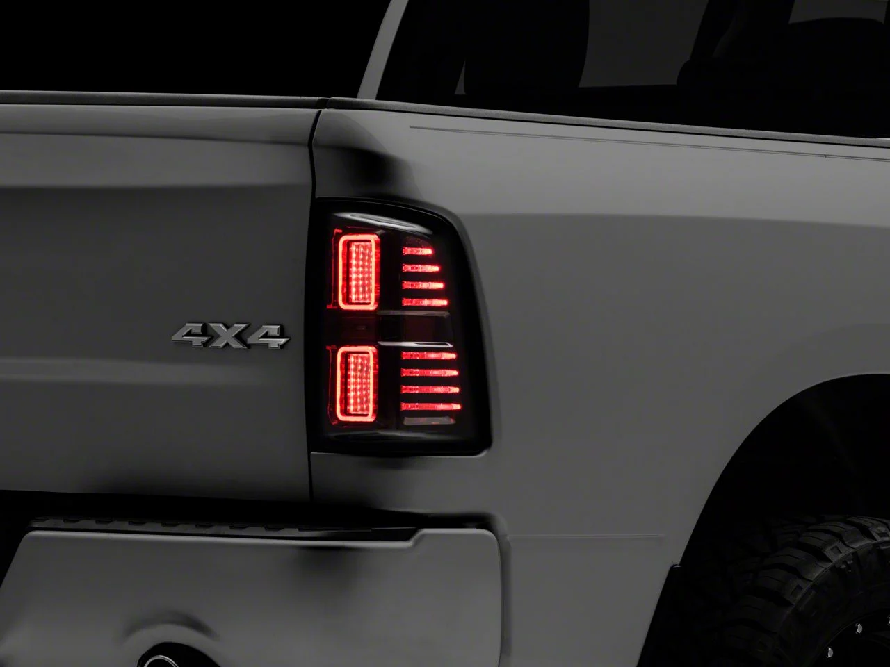 Morimoto XB LED Tail Lights; Black Housing; Smoked Lens (09-18 RAM 1500 w/ Factory Halogen Tail Lights)