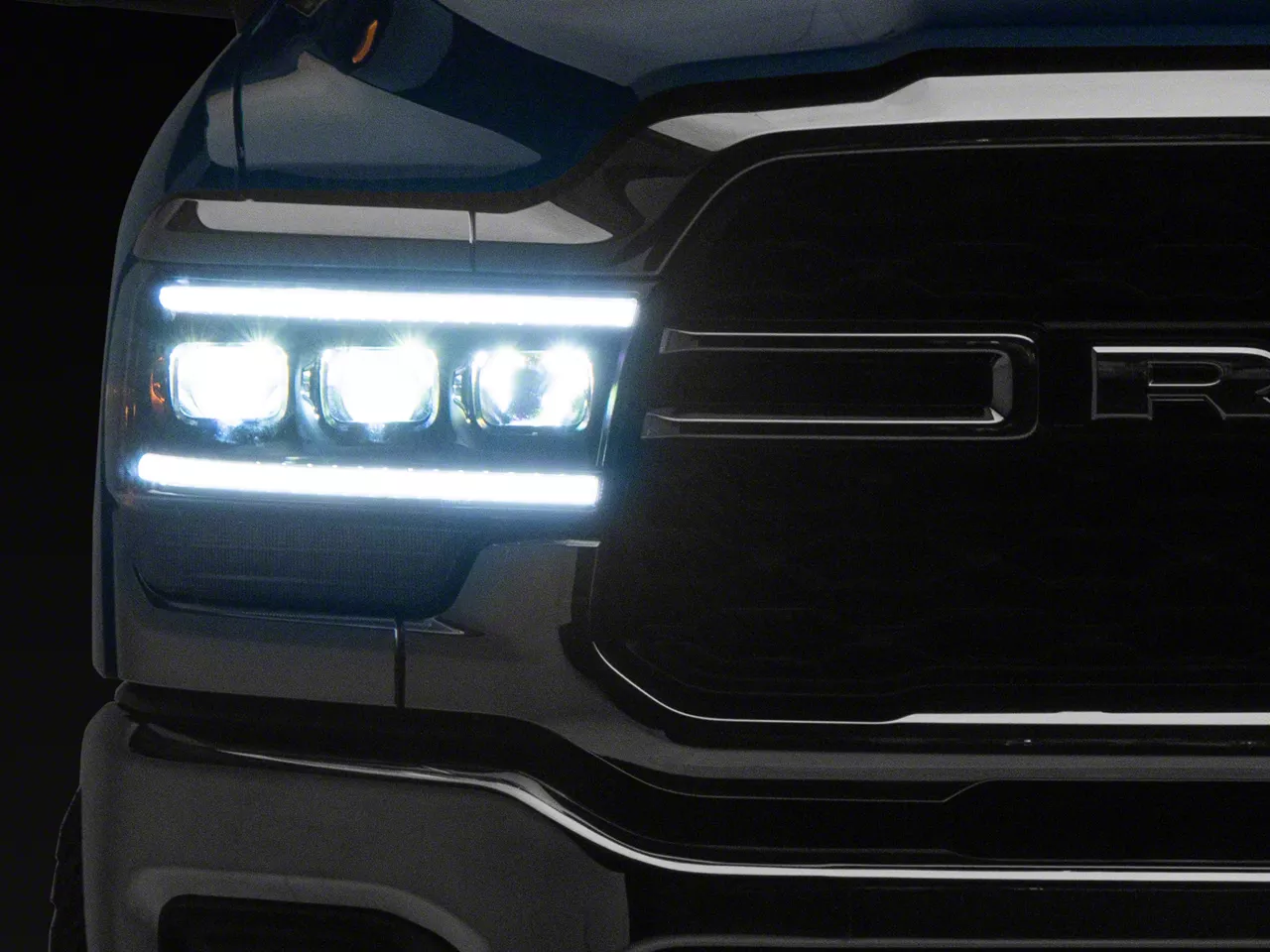 Morimoto XB LED Headlights; Black Housing; Clear Lens (19-24 RAM 2500 w/ Factory Halogen Headlights)