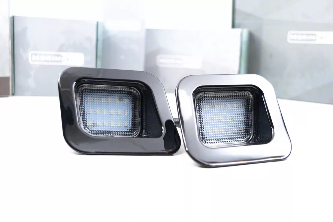 Morimoto XB LED License Plate Lights; Smoked (03-18 RAM 2500)