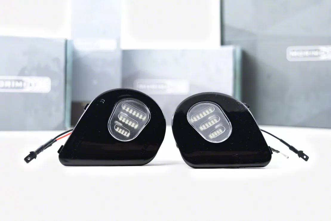 Morimoto XB LED Puddle Lights; Smoked (11-18 RAM 3500)