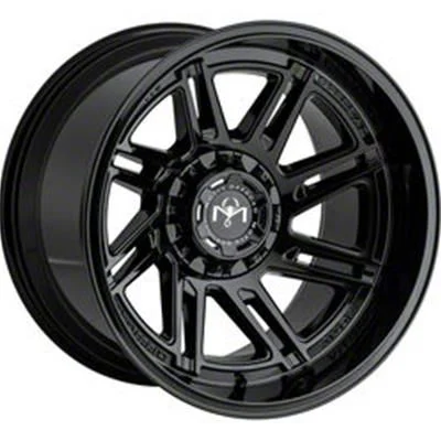 Motiv Offroad Millenium Series Gloss Black 6-Lug Wheel; 17x9; 0mm Offset (15-20 Tahoe)