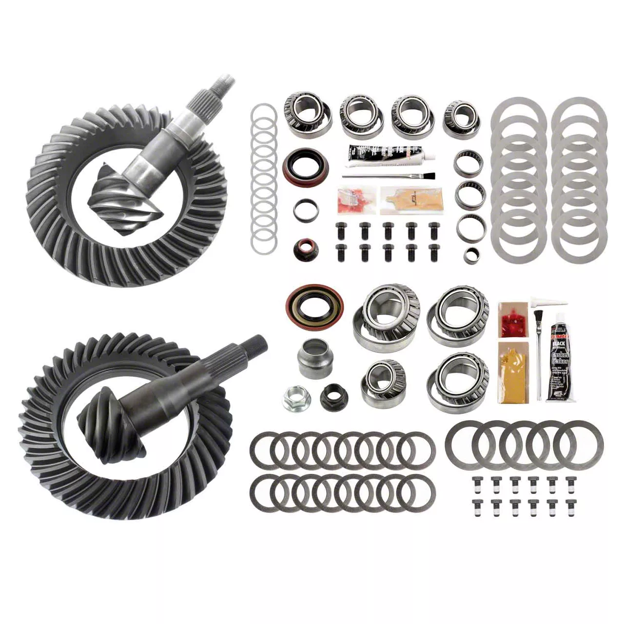 Motive Gear 8.80-Inch Front and 9.75-Inch Rear Axle Complete Ring and Pinion Gear Kit; 4.56 Gear Ratio (11-20 4WD F-150)