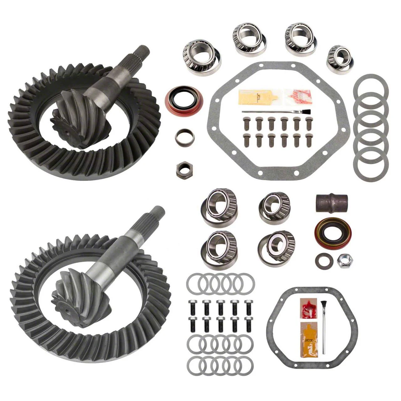 Motive Gear Dana 44 Front and 9.25-Inch Rear Axle Complete Ring and Pinion Gear Kit; 4.10 Gear Ratio (2002 4WD RAM 1500)
