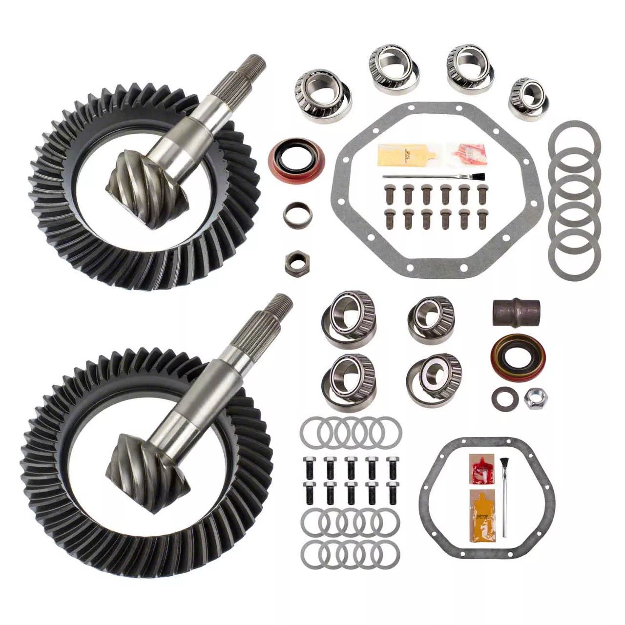 Motive Gear Dana 44X Front and 9.25-Inch Rear Axle Complete Ring and Pinion Gear Kit; 4.56 Gear Ratio (2002 4WD RAM 1500)