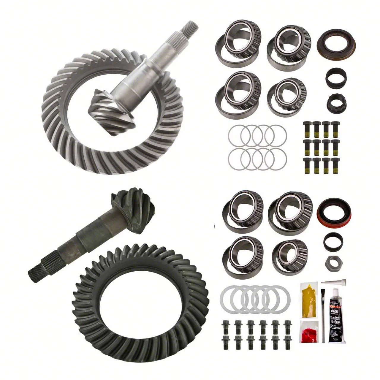 Motive Gear 9.25-Inch Front and 10.50-Inch Rear Axle Complete Ring and Pinion Gear Kit; 4.88 Gear Ratio (07-10 4WD Silverado 2500 HD)