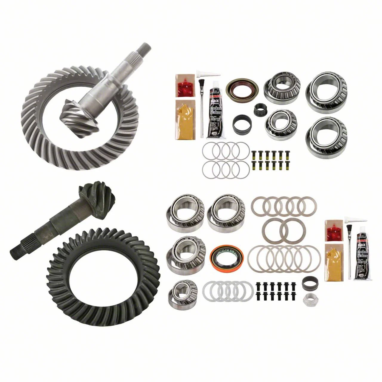 Motive Gear 9.25-Inch Front and 11.50-Inch Rear Axle Complete Ring and Pinion Gear Kit; 4.88 Gear Ratio (11-18 4WD Silverado 3500 HD)
