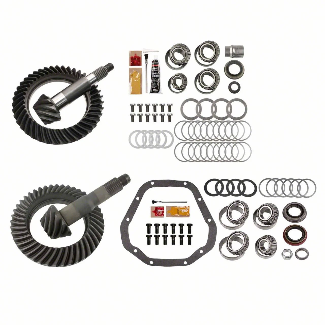 Motive Gear Dana 60 Front and 10.50-Inch Rear Axle Complete Ring and Pinion Gear Kit; 4.10 Gear Ratio (11-16 4WD F-250 Super Duty)