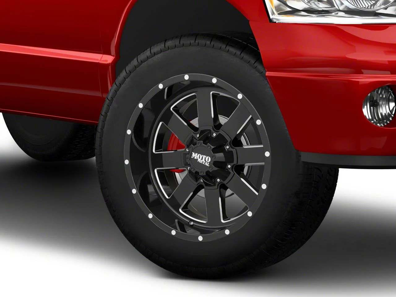 Moto Metal MO962 Gloss Black Milled 8-Lug Wheel; 20x10; -24mm Offset (03-09 RAM 2500)